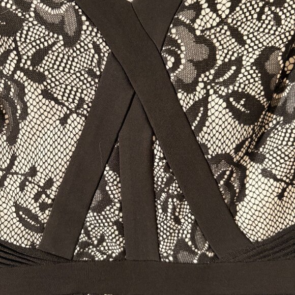 Black & White Lace Alexa B Dress | Sleeveless | Size 10 - Picture 7 of 7